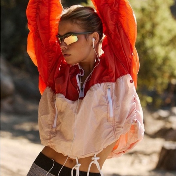 Free People Happy Camper Color block Pullover ❤️ NWOT - Picture 4 of 8